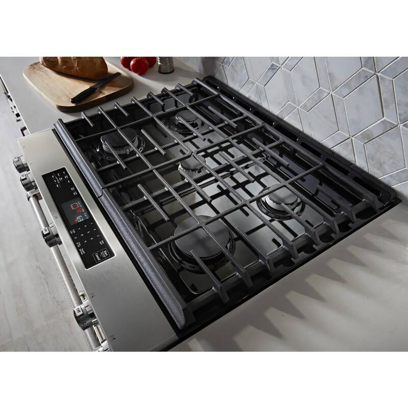 5.8 cu. ft. Slide-In Gas Range with Convection Oven in Stainless Steel X340767