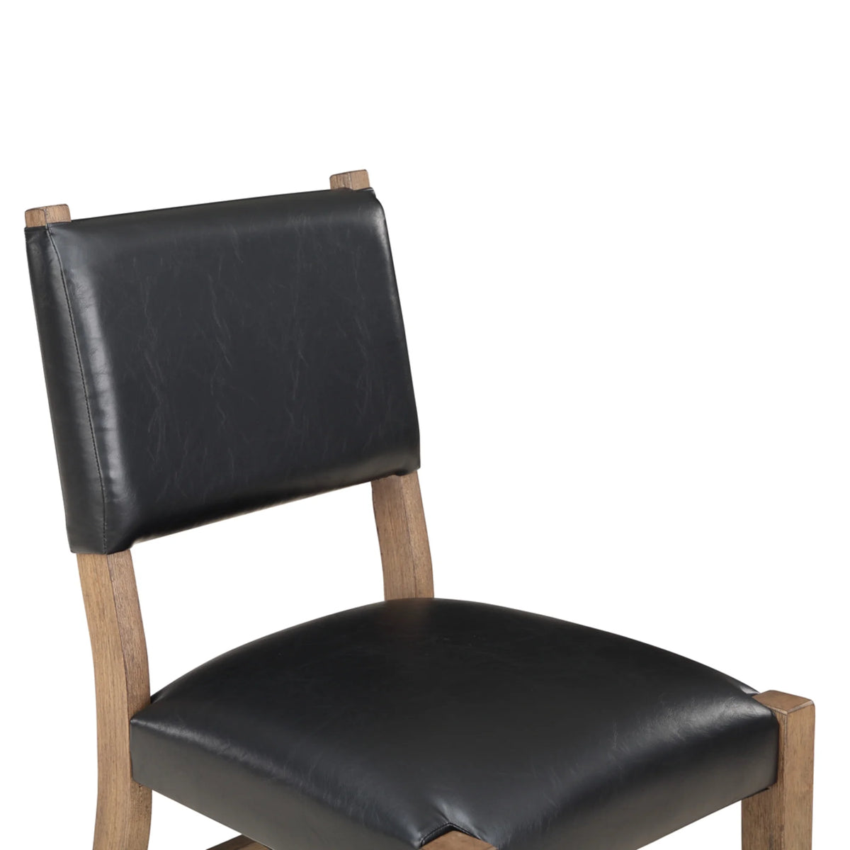 Dark Driftwood Wood Side Chair Set of 2 M4143
