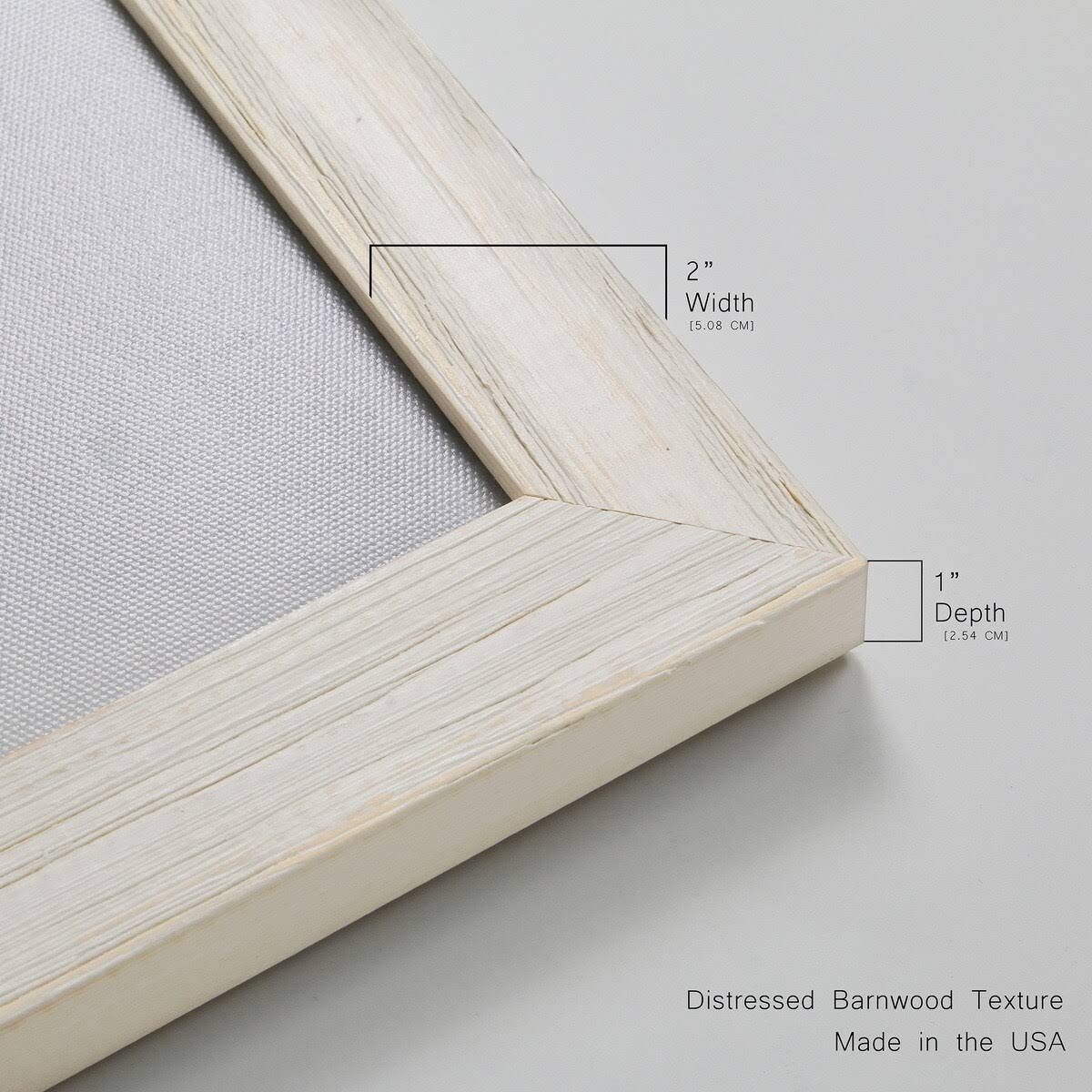 White Framed Canvas 20x24 H302