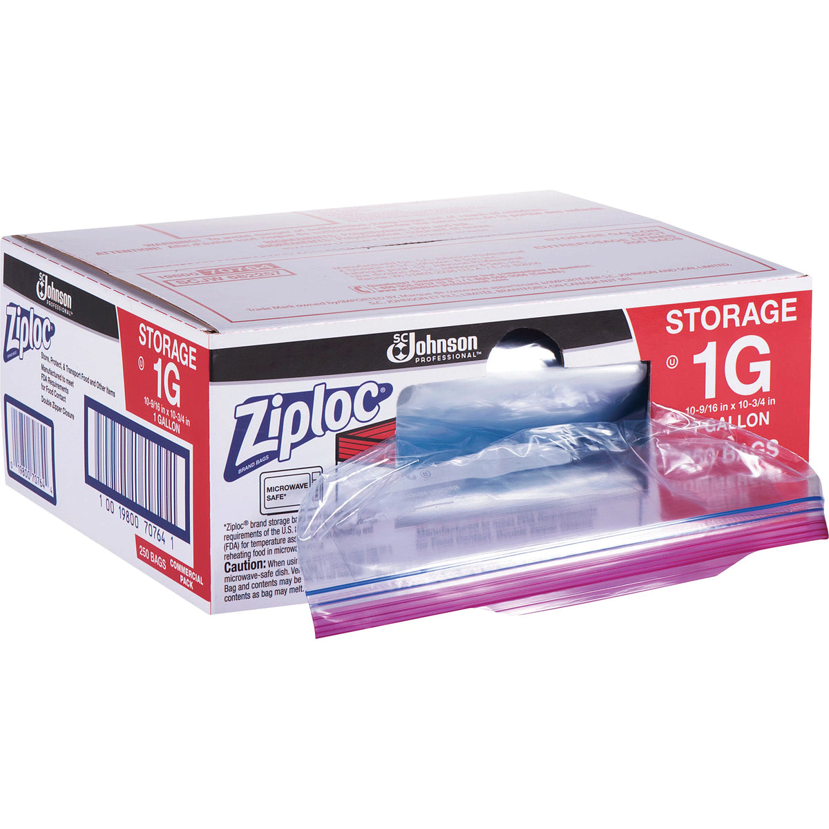Gallon Zipper Storage Bags 250 Ct A2584