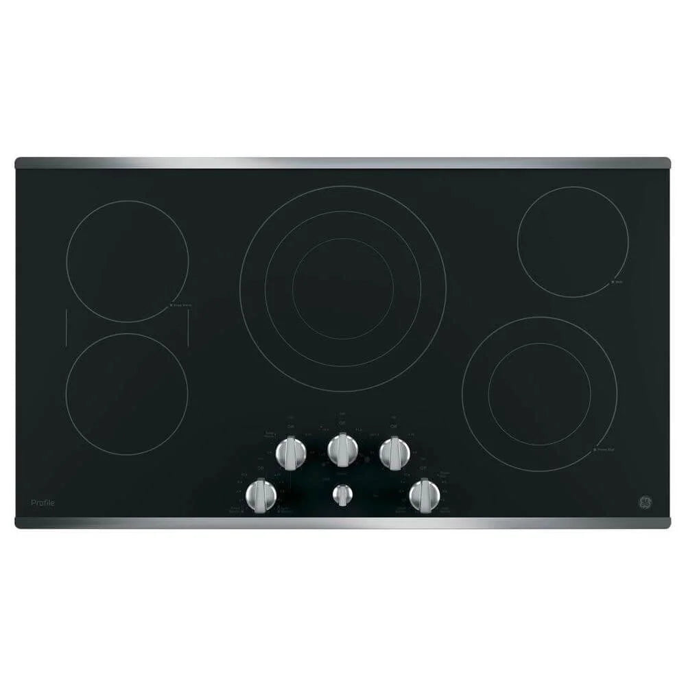 36 inch Stainless 5 Burner Electric Cooktop L79346