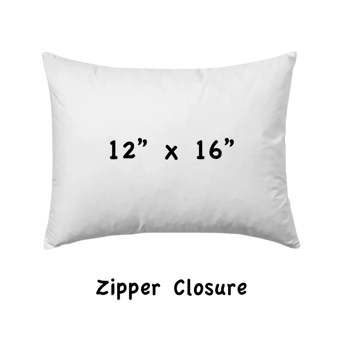 Soft Royal Pillow with Zipper Cover 12 x 12 A2248