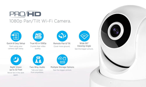 2-Pack 1080p WiFi IP Security Camera Pan/Tilt E9885