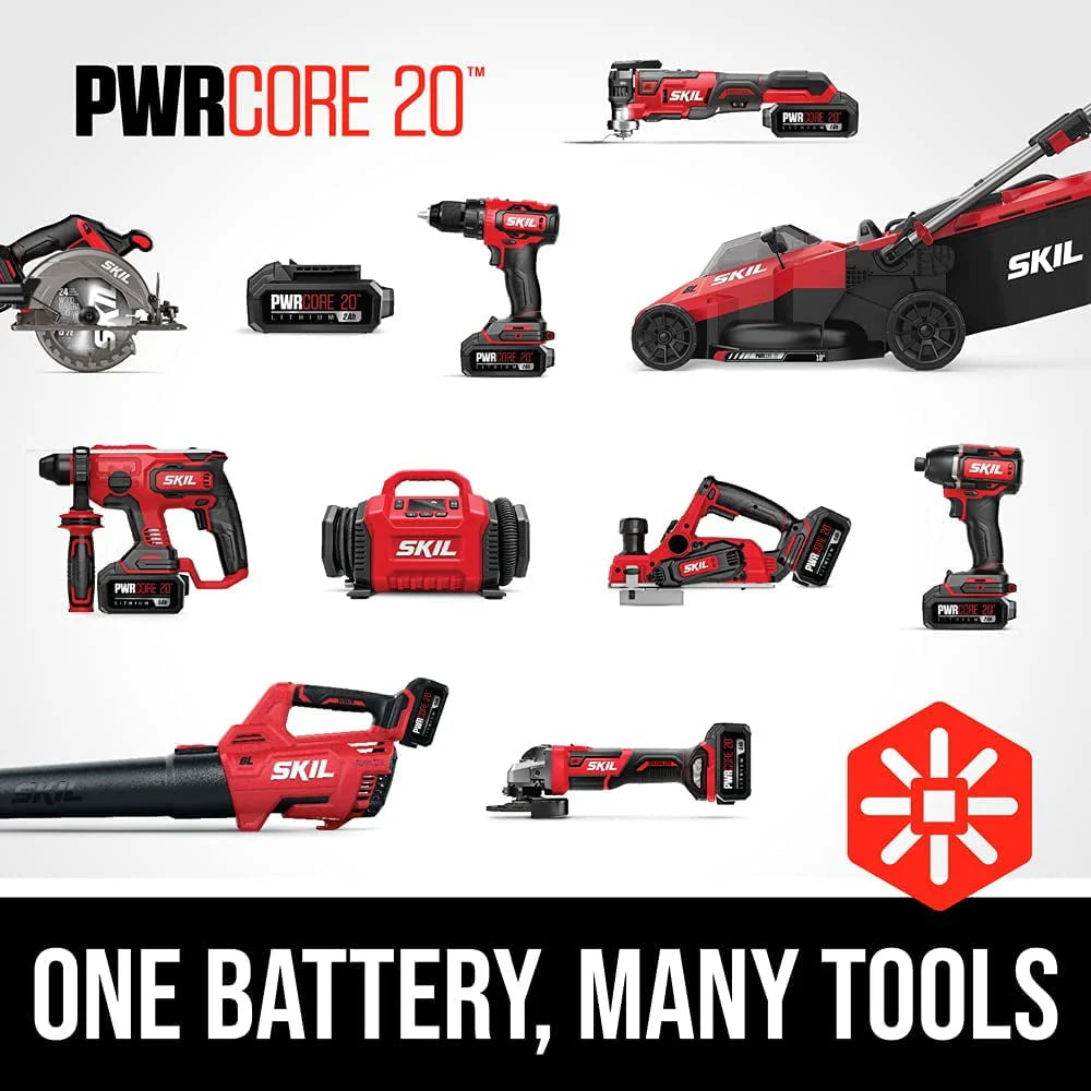 20V 1/2'' Drill Driver Kit with 2.0 Ah Lithium Battery & Charger R6091