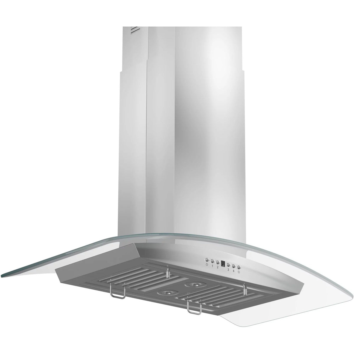 36 in. Island Mount Stainless Steel & Glass Range Hood X90857