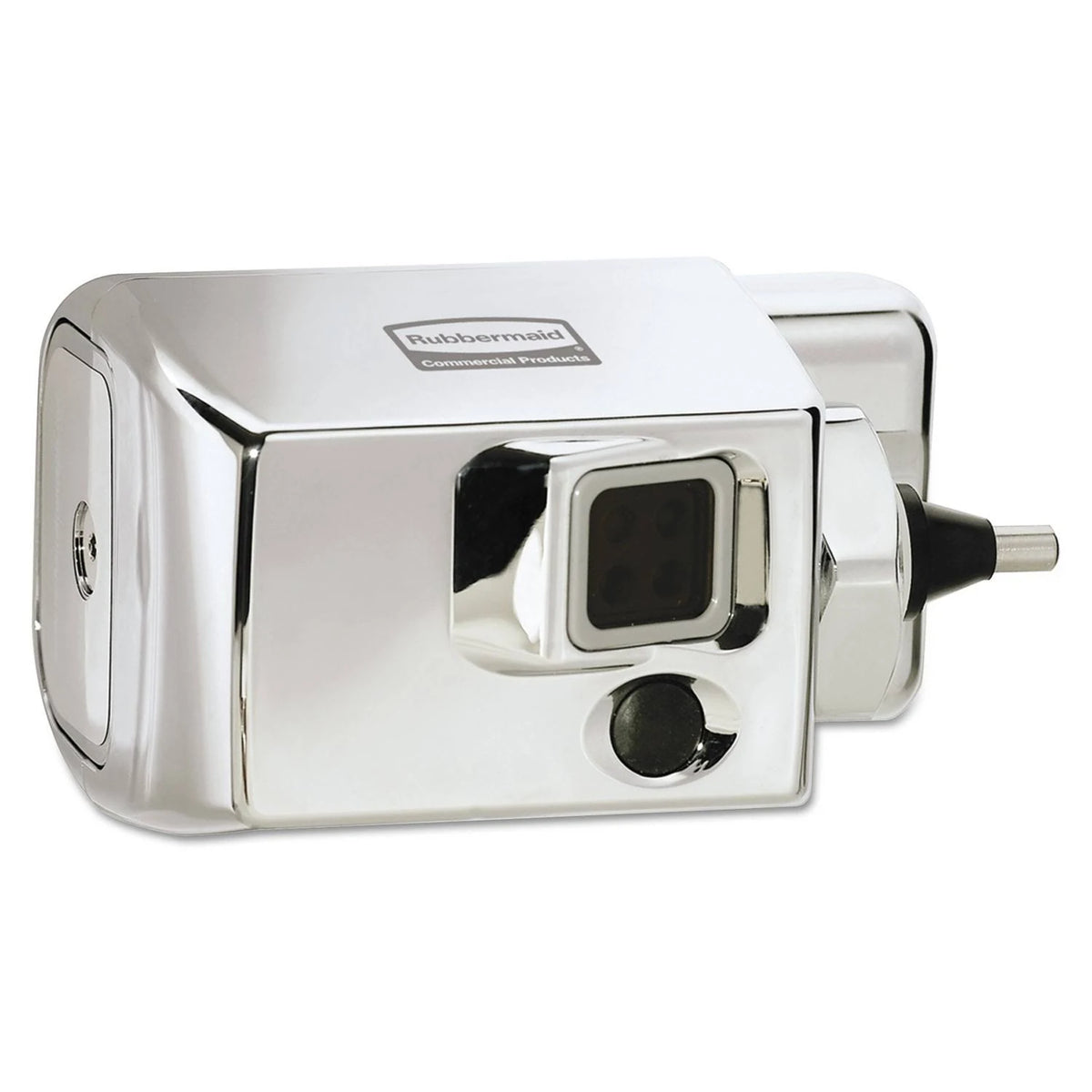Polished Chrome Side-Mount Toilet Flushing System L900
