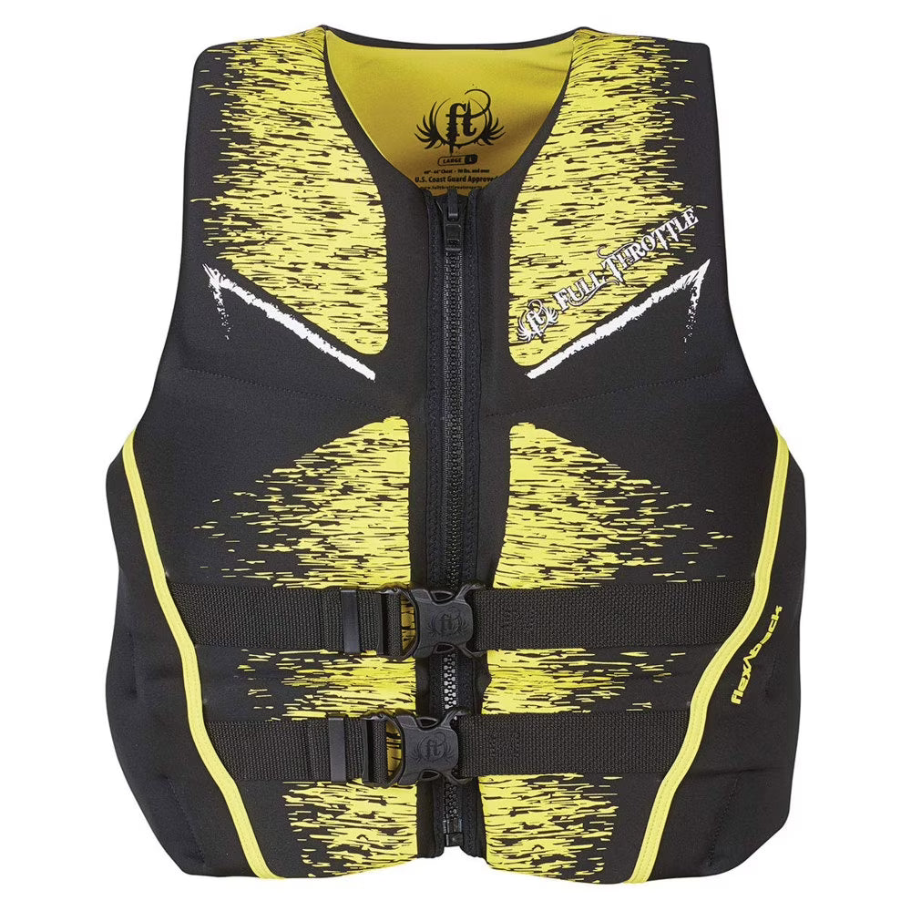 Yellow Hinged Rapid-Dry Flex-Back Vest W2414