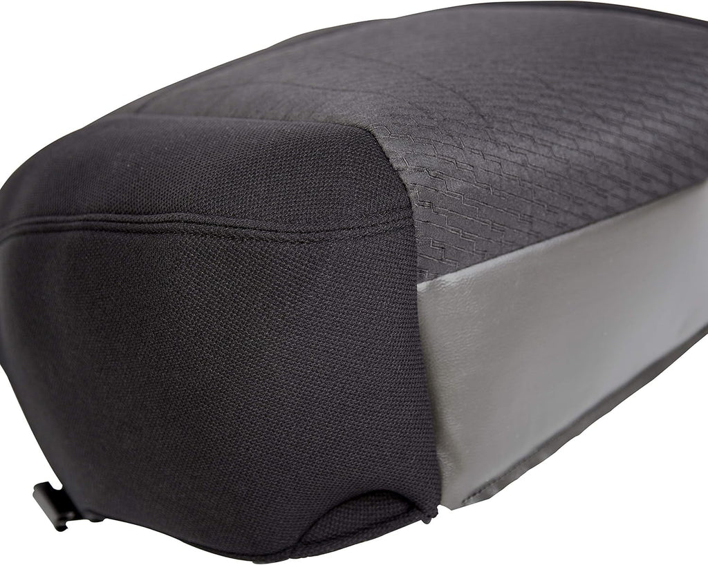 Black Cloth Bucket Seat Cover Pack of 2 S721
