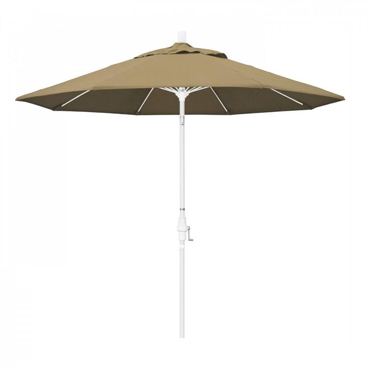 Patio Umbrella with Aluminum Pole Fiberglass Ribs Crank Lift Z581