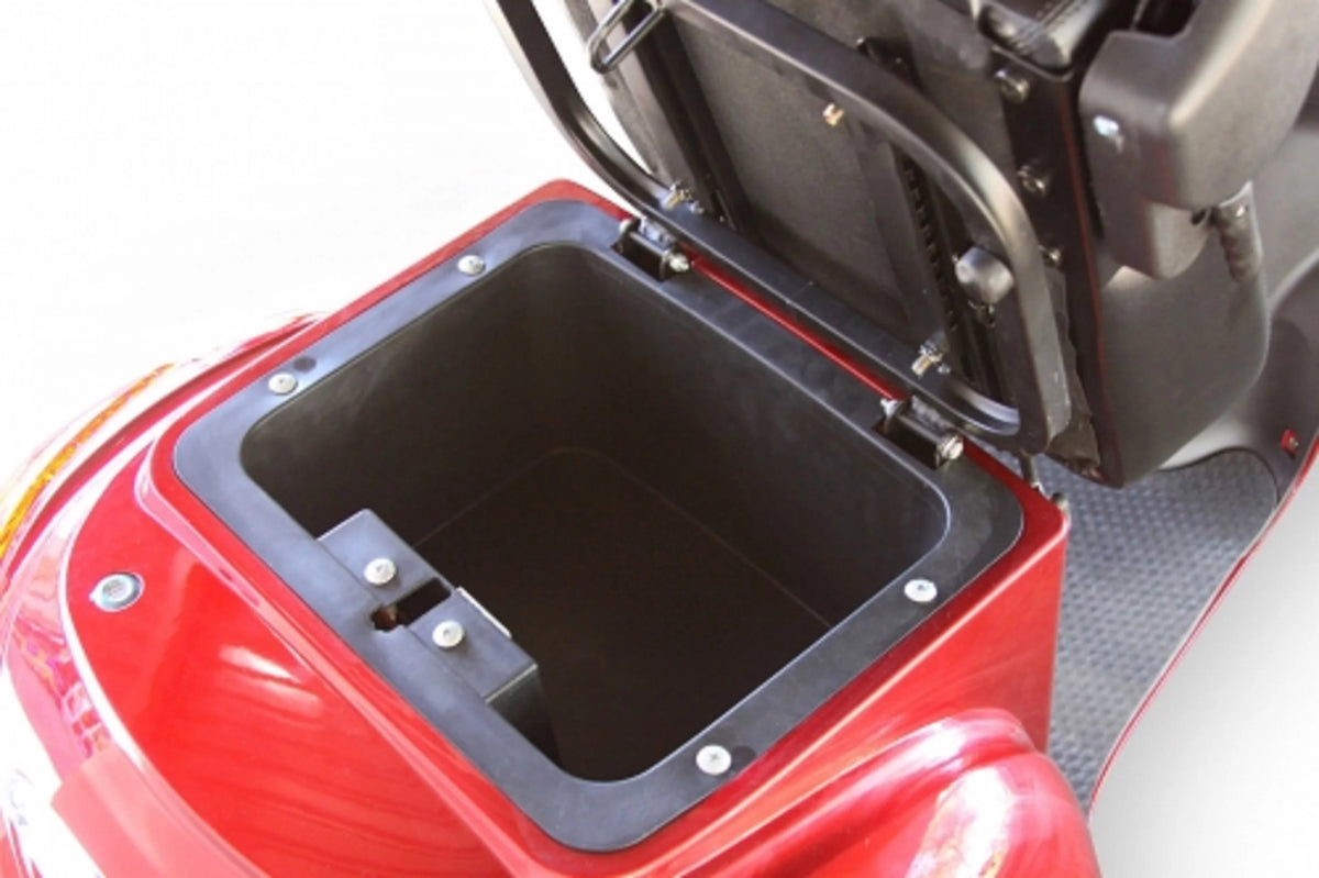 3 Wheeled Wide Body Mobility Scooter with Anti Theft Alarm, Red Z844507