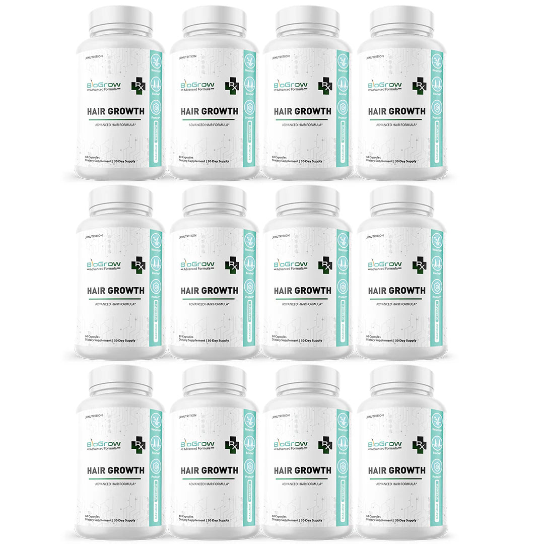 Hair Growth Dietary Supplement 60 Capsules 12 Pack I584175