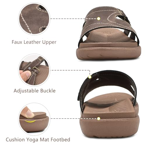Lightweight Slip On Thick Cushion Sandals T81999