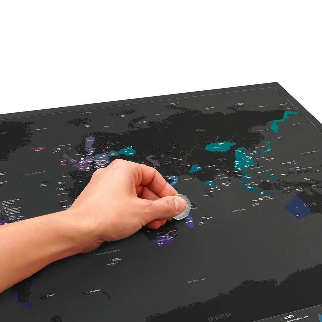 Scratch Map, Capitals Edition R878