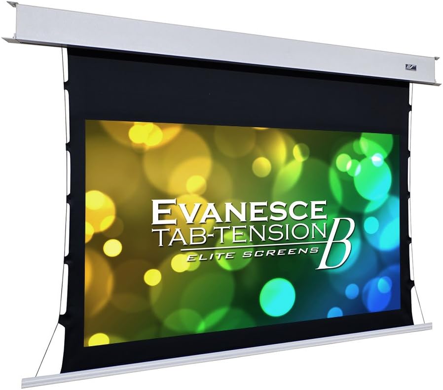 100" 16:9 Recessed in-Ceiling Electric Projector Screen with Installation Kit S770636