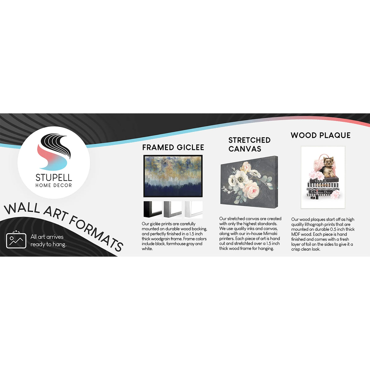 Black Framed Art Print Wall Art W826532