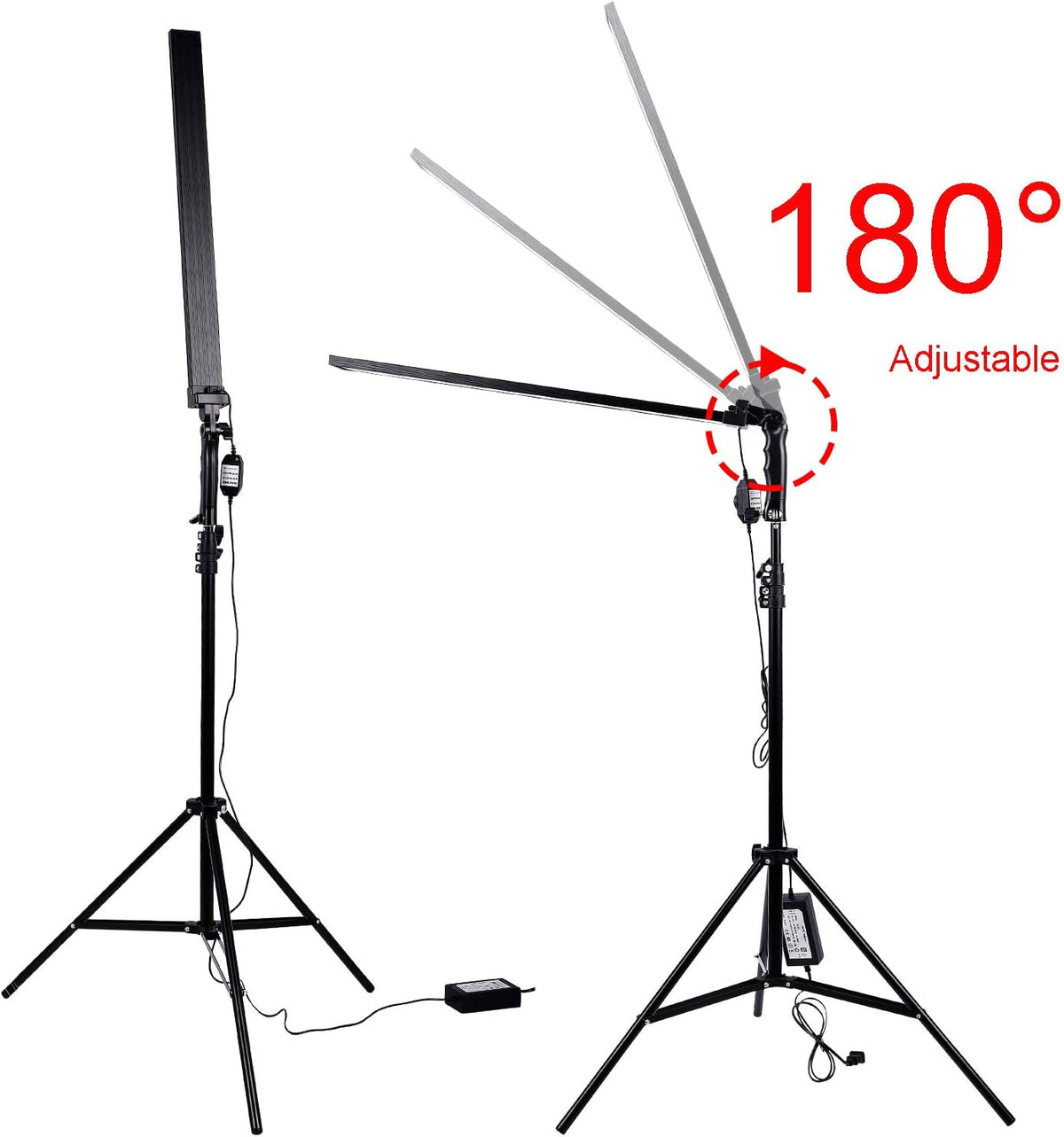 36w Dimmable LED Video Light Kit with Tripod Stand D5720