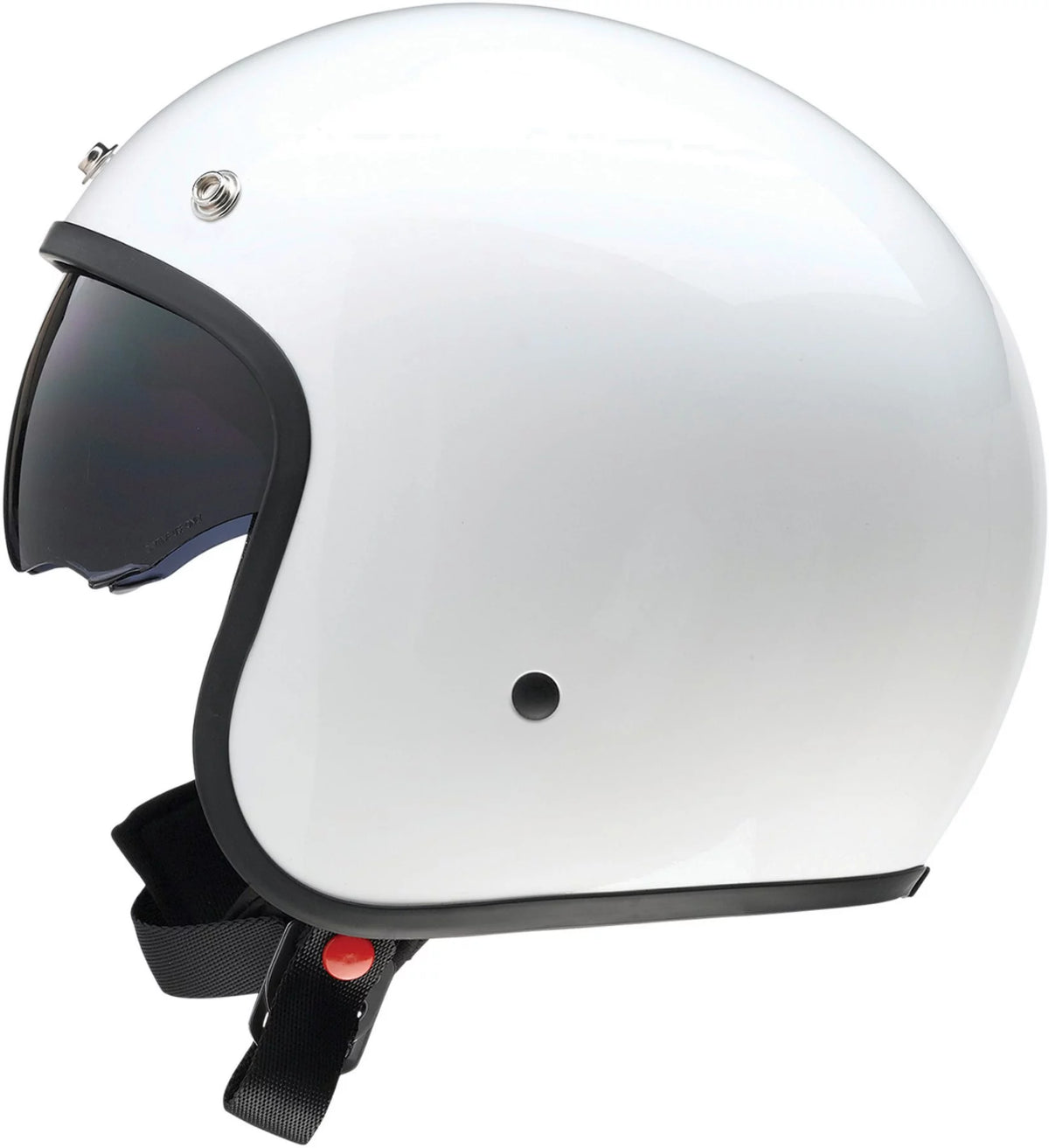 Open Face Motorcycle Helmet White XL I1202