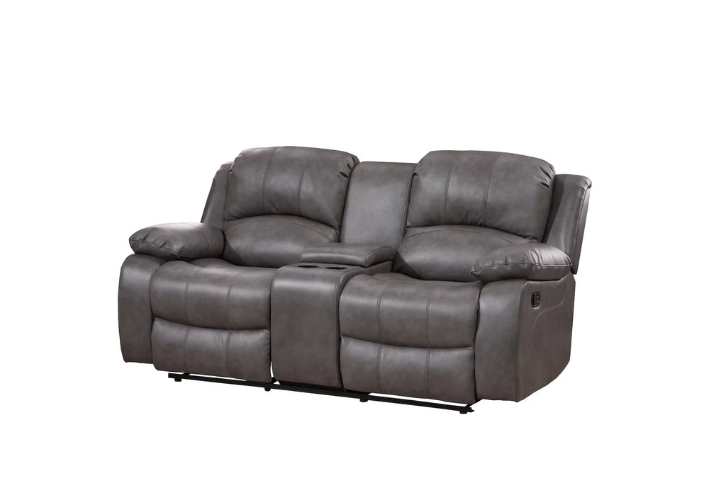 Bonded Leather Reclining Sofa M62008