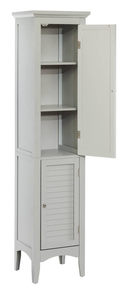 2-Door Linen Tower, Gray Z870