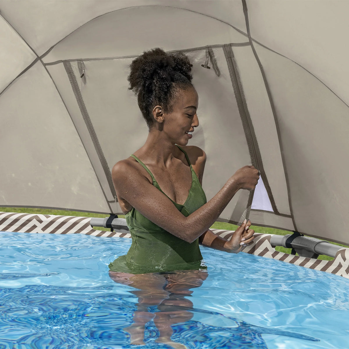 Steel Pro 13' x 42" Round Above Ground Pool Set T858