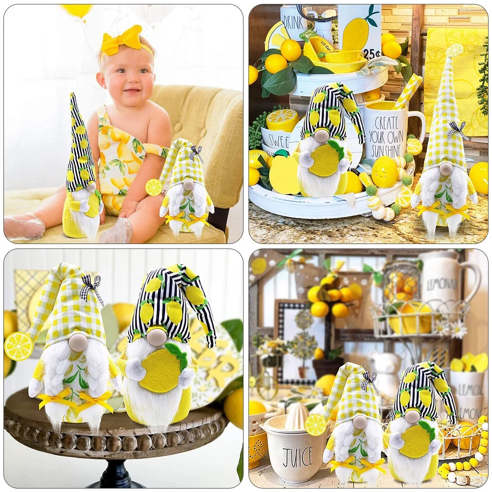 Lemon Gnome Doll Cotton F123