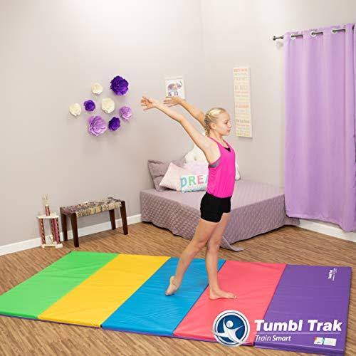 Folding Tumbling Panel Mat, 5ft x 10ft x 1-3/8in Q240