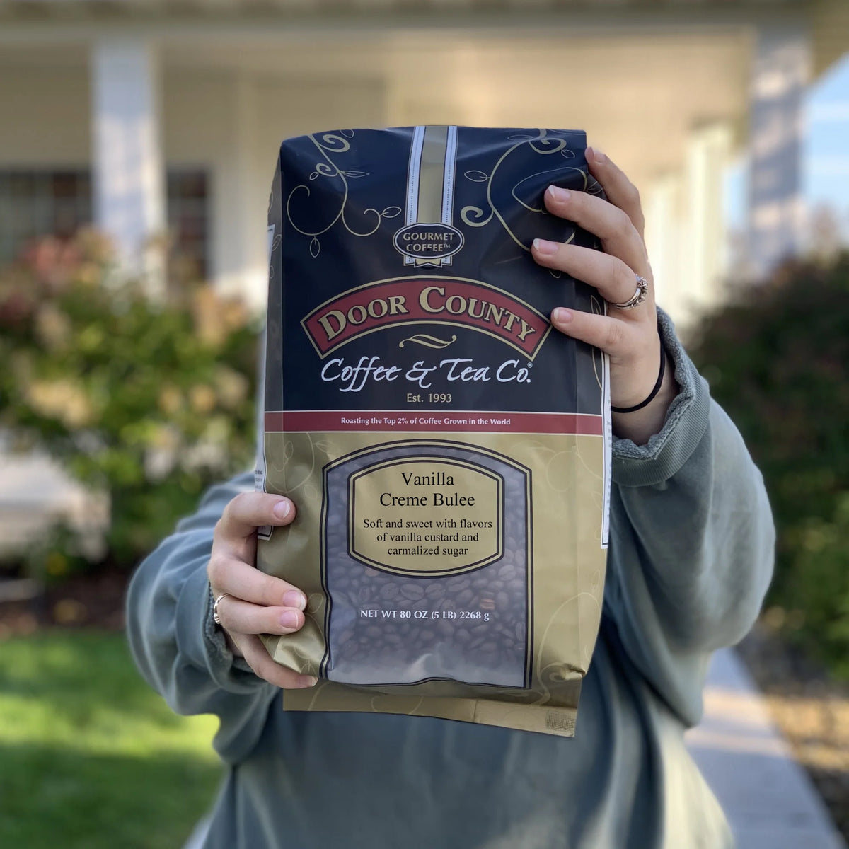 Vanilla Creme Brulee Whole Bean Arabica Coffee, 5 LB V633