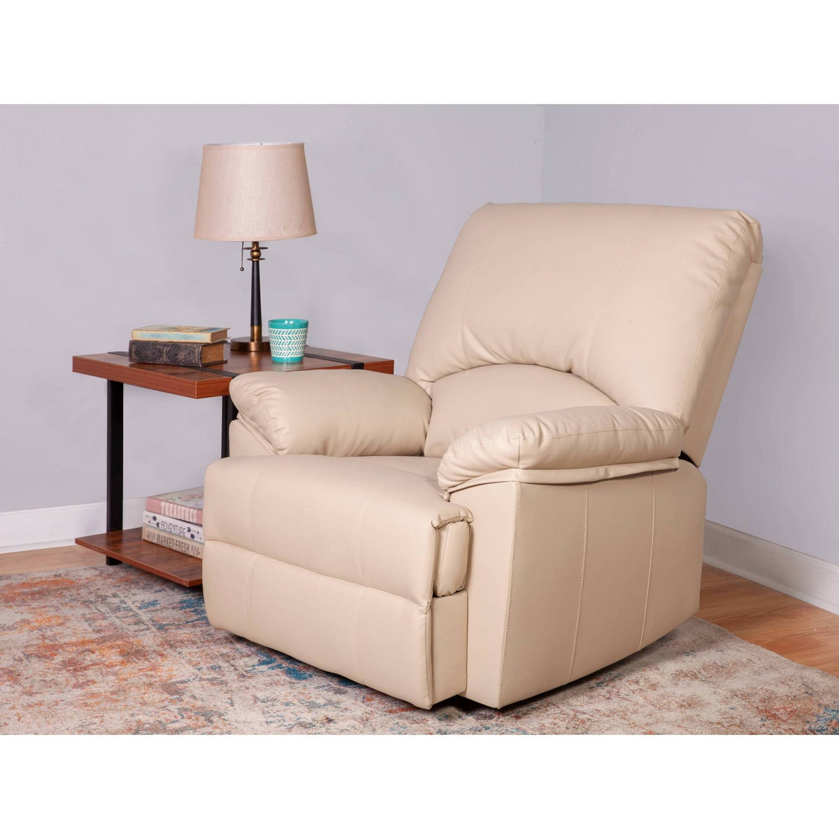 Beige Massage Recliner E4043