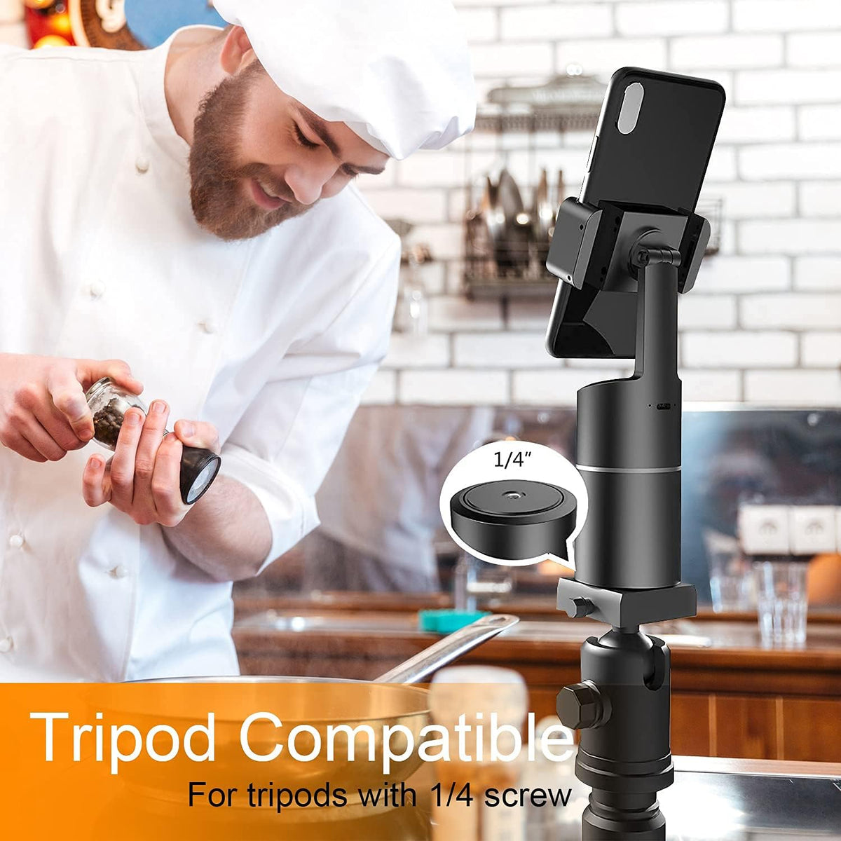Auto Face Tracking Phone Holder Tripod Gimbal Stabilizer I61676