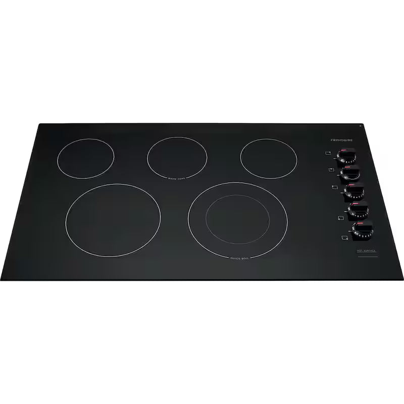 Black 5 Element Radiant Electric Cooktop Y476